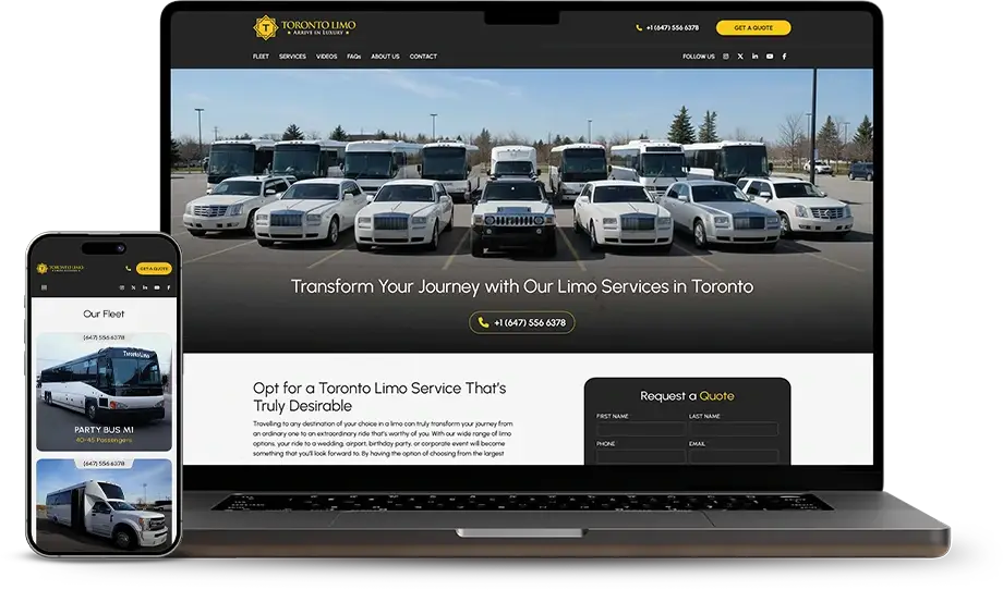 Toronto Limo Web Design Case Study