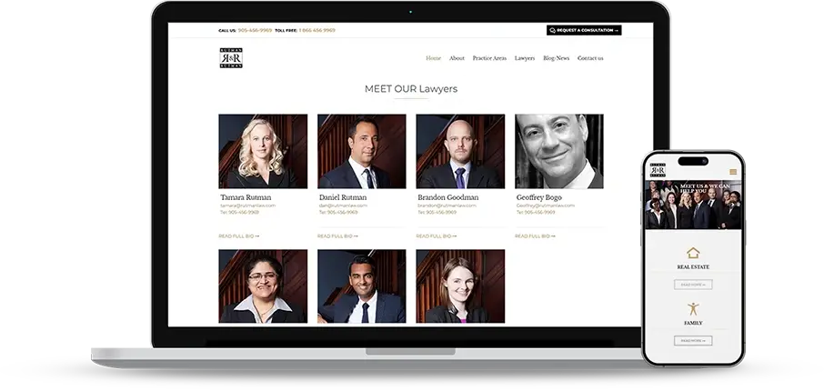 Web Design Challenges Faced by Rutman Law