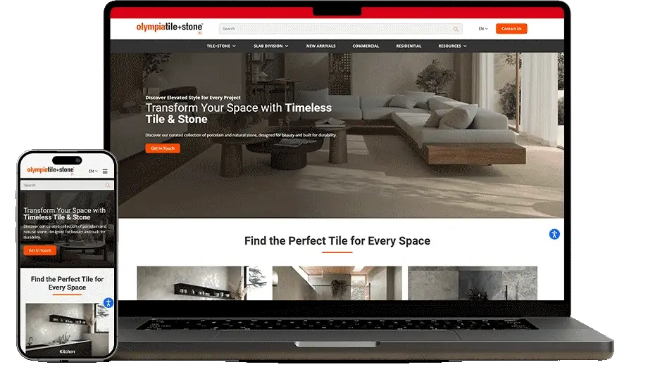 Olympia Tile Web Design Case Study