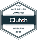 Top Web Design Company Ontario Clutch Award 2025