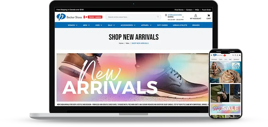 Web Design Challenges Faced by Becker Shoes