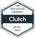 Top Web Design Company Clutch Retail Award 2025