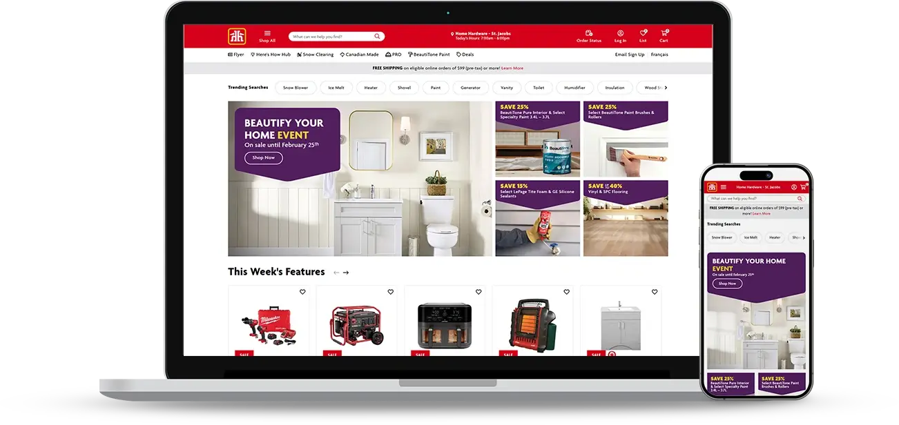 Web Design Challenges Faced by Home Hardware